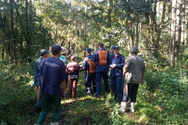 Idosa que estava perdida na mata foi encontrada no interior de Irineópolis